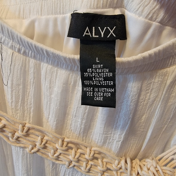 Alyx White Maxi Skirt with Braided Belt - Picture 5 of 5